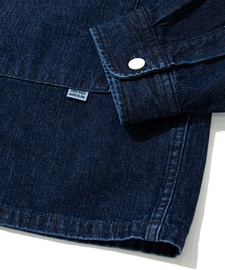 go slow caravan(ゴースローキャラバン) |【GSC別注】FREE RAGE/フリーレイジ 10oz DENIM CPOシャツ - Hand Paint ver - (MENS)