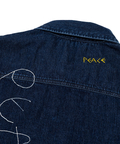 go slow caravan(ゴースローキャラバン) |【GSC別注】FREE RAGE/フリーレイジ 10oz DENIM CPOシャツ - Hand Paint ver - (MENS)