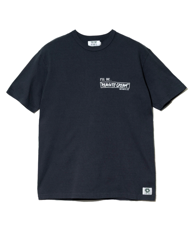 go slow caravan(ゴースローキャラバン) |FREE RAGE/フリーレイジ リサイクルコットンTシャツ 《PEANUTS CREAM vol.2》(MENS)