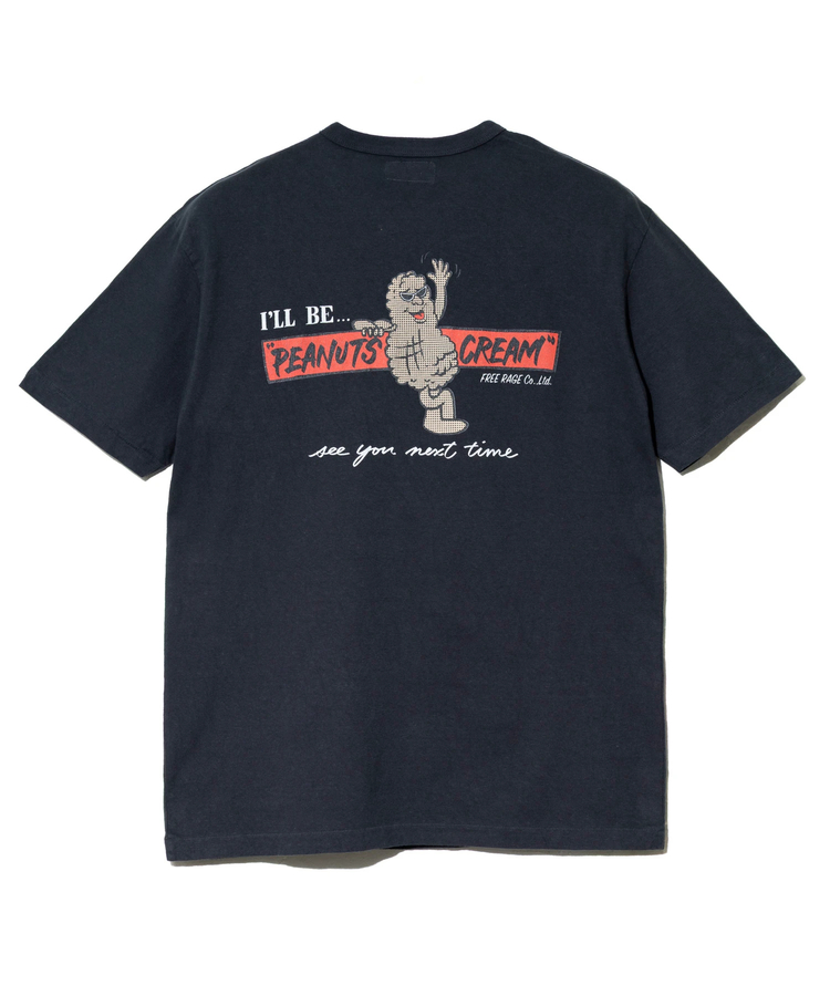 go slow caravan(ゴースローキャラバン) |FREE RAGE/フリーレイジ リサイクルコットンTシャツ 《PEANUTS CREAM vol.2》(MENS)