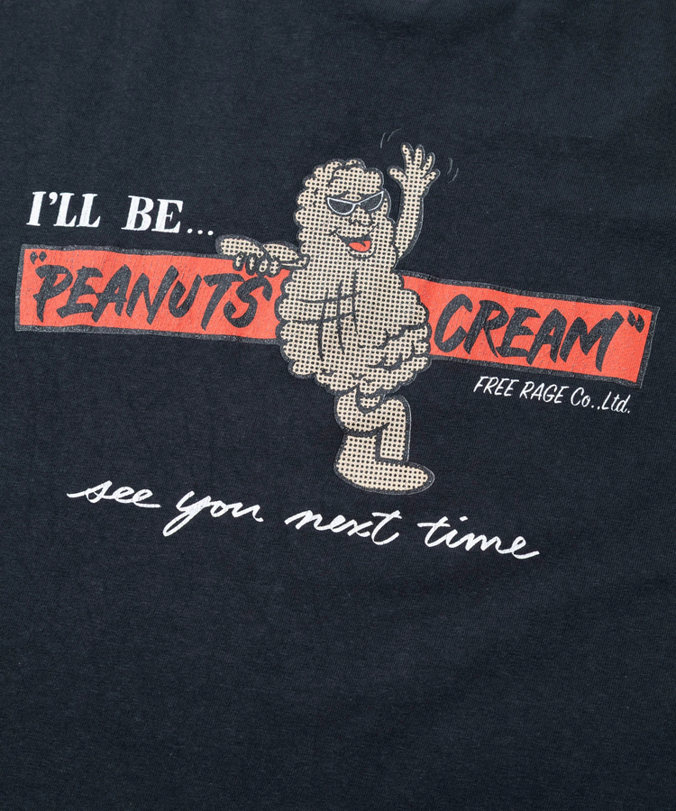 go slow caravan(ゴースローキャラバン) |FREE RAGE/フリーレイジ リサイクルコットンTシャツ 《PEANUTS CREAM vol.2》(MENS)