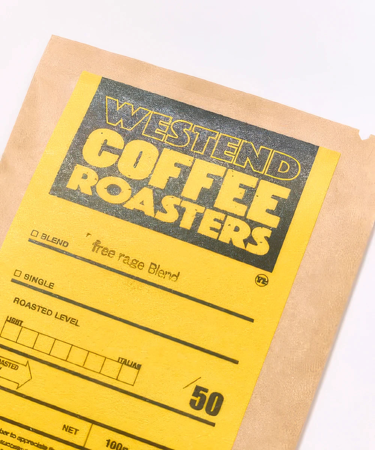 go slow caravan(ゴースローキャラバン) |FREE RAGE/フリーレイジ WESTEND COFFEE ROASTERS Tシャツ 《Bread and Coffee》(MENS)