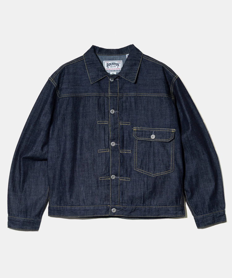 HOUSTON/　US/C DENIM SHIRT TRACK JACKET HOUSTON/ヒューストン US/C DENIM SHIRT TRACK JACKET (MENS