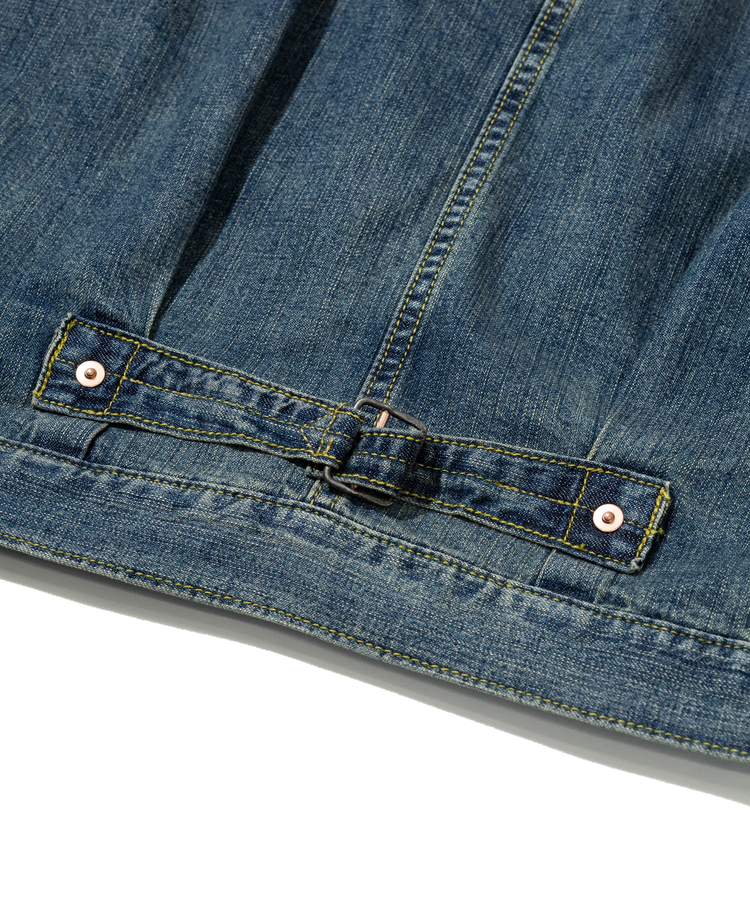 HOUSTON/ US/C DENIM SHIRT TRACK JACKET HOUSTON/ヒューストン US/C