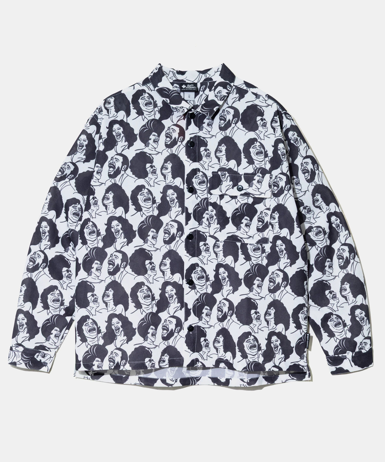 go slow caravan(ゴースローキャラバン) |gym master/ジムマスター ハッピーペイント メッシュL/Sシャツ (MENS)