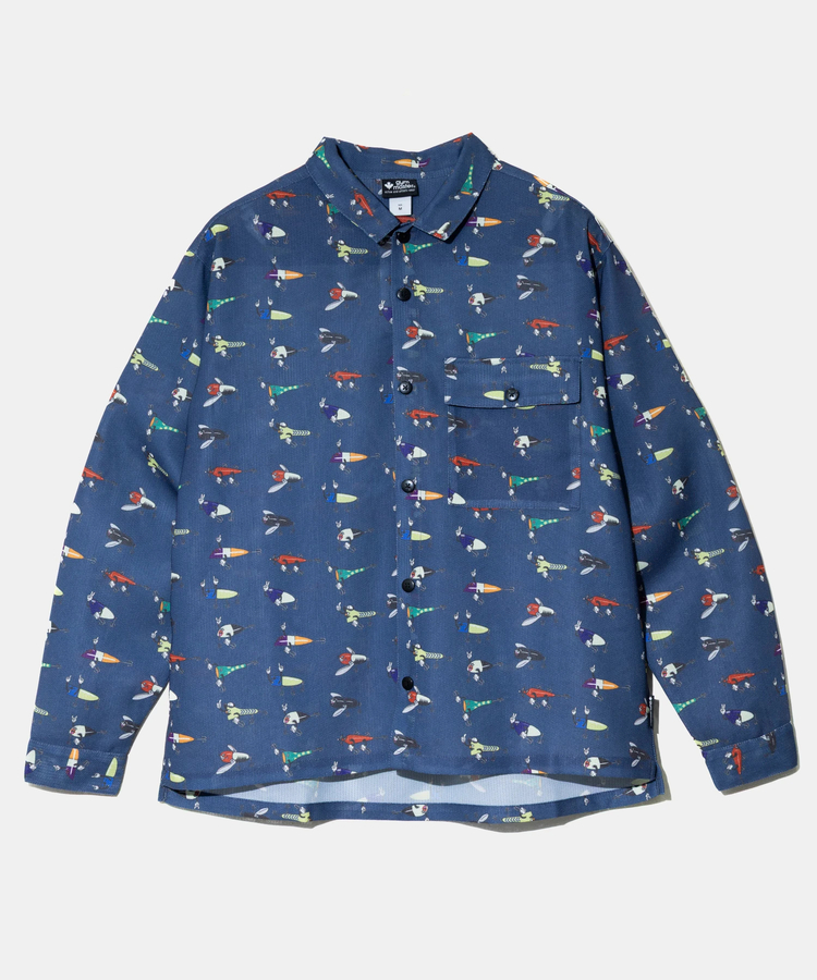 go slow caravan(ゴースローキャラバン) |gym master/ジムマスター ハッピーペイント メッシュL/Sシャツ (MENS)