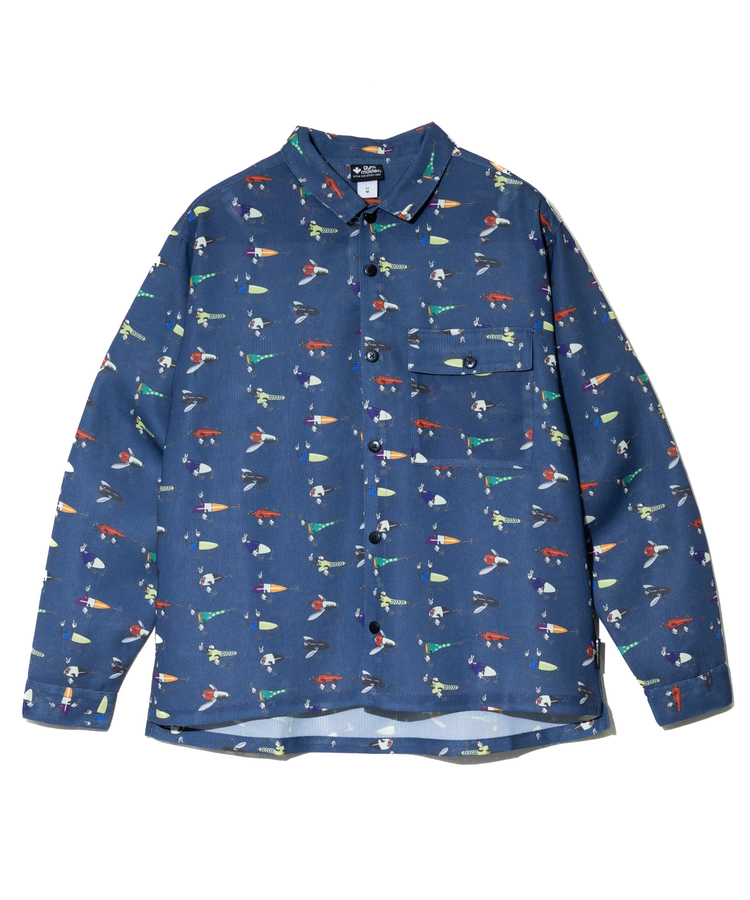 go slow caravan(ゴースローキャラバン) |gym master/ジムマスター ハッピーペイント メッシュL/Sシャツ (MENS)