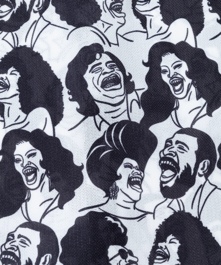 go slow caravan(ゴースローキャラバン) |gym master/ジムマスター ハッピーペイント メッシュL/Sシャツ (MENS)