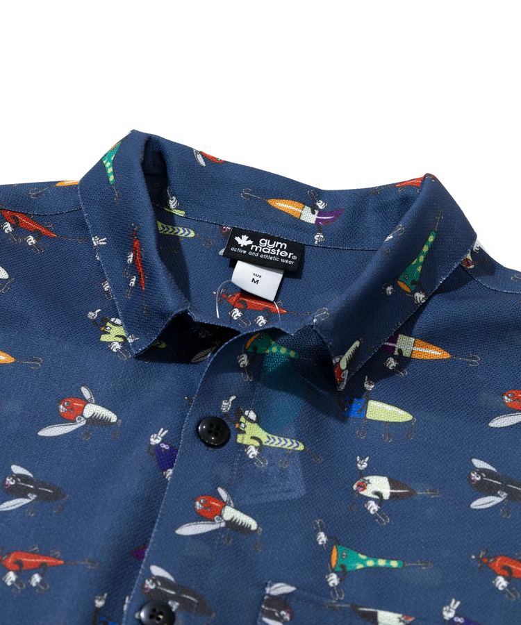 go slow caravan(ゴースローキャラバン) |gym master/ジムマスター ハッピーペイント メッシュL/Sシャツ (MENS)