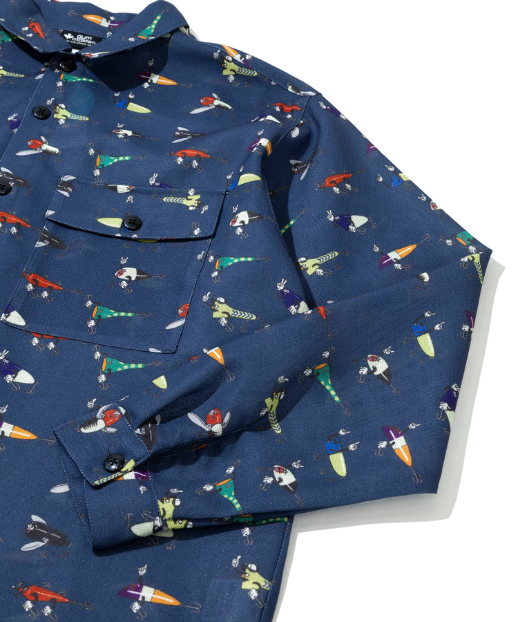 go slow caravan(ゴースローキャラバン) |gym master/ジムマスター ハッピーペイント メッシュL/Sシャツ (MENS)