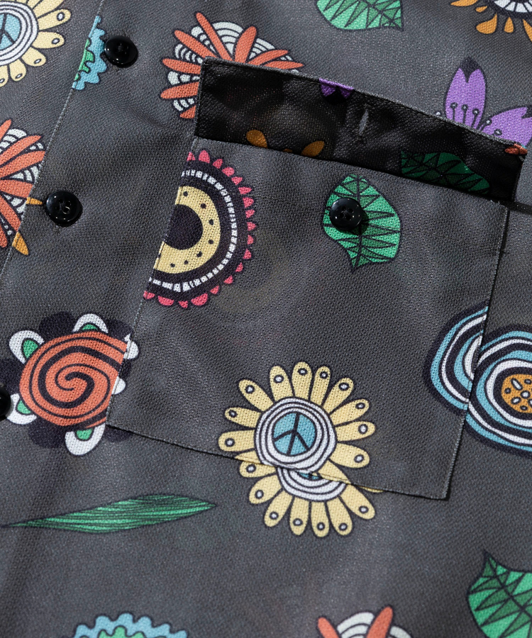 go slow caravan(ゴースローキャラバン) |gym master/ジムマスター ハッピーペイント メッシュS/Sシャツ (MENS)