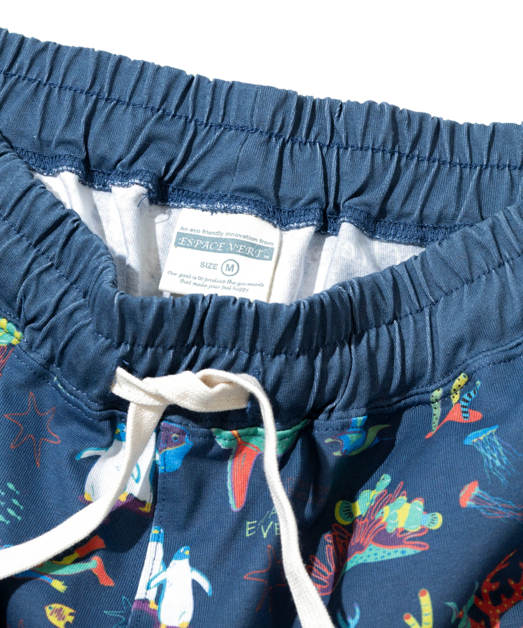 go slow caravan(ゴースローキャラバン) |【GSC別注】ESPACE VERT/エスパスヴェール 吸水速乾 海洋生物 総柄ショーツ (MENS)