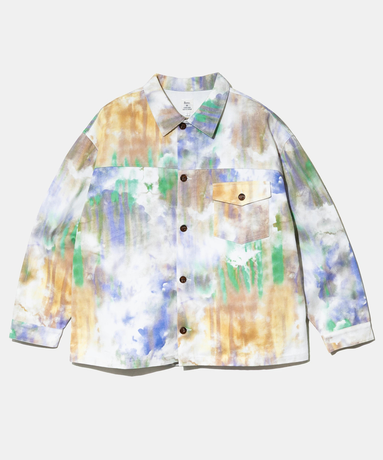 go slow caravan(ゴースローキャラバン) |Revo./レヴォ ペインティングツイル Gジャケット (MENS)