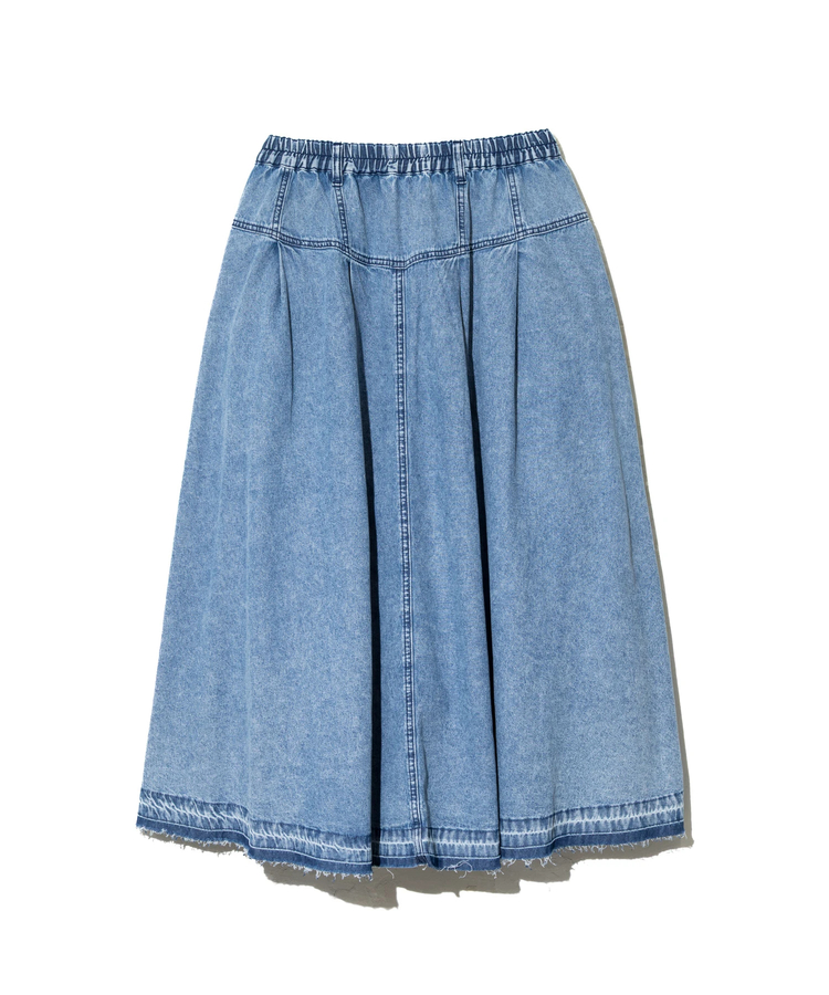 mililopiulu/ミリロピュール クロスカットデニムスカート (WOMENS
