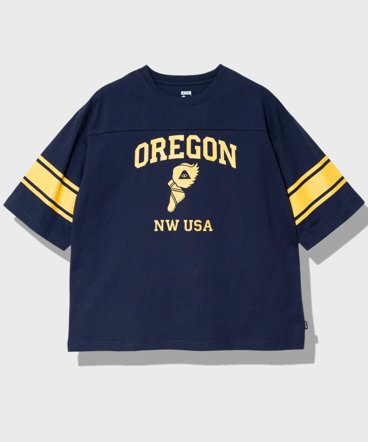 go slow caravan(ゴースローキャラバン) |POLeR/ポーラーCOLLEGE FOOTBALL TEE (MENS)