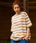 go slow caravan(ゴースローキャラバン) |【GSC別注】POLeR/ポーラー POLeR×GSC COOLTOUCH POLER STRIPE TEE (MENS)