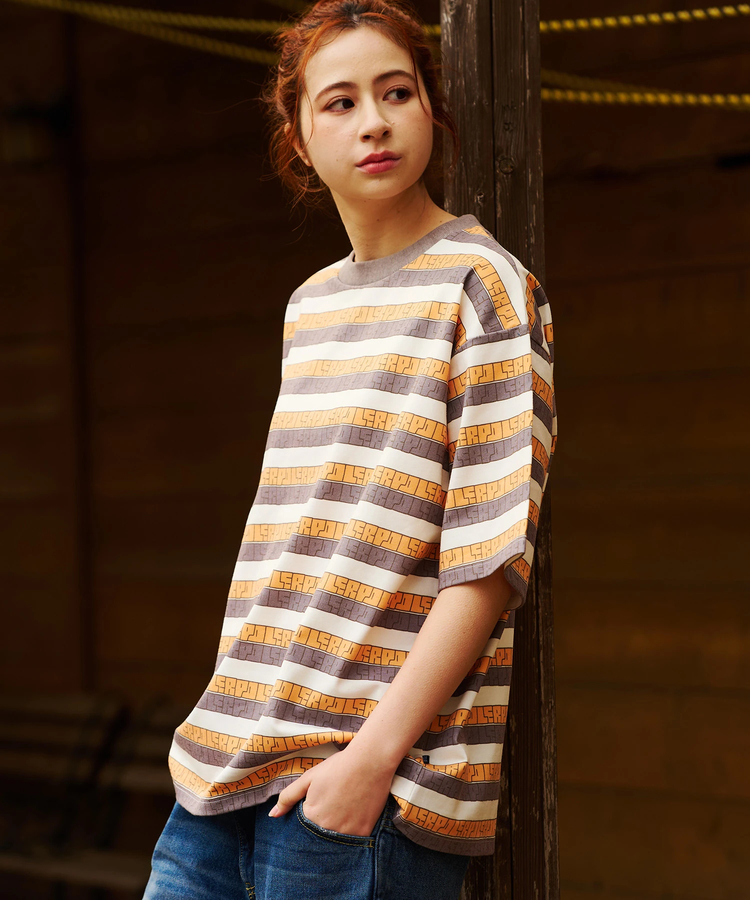 go slow caravan(ゴースローキャラバン) |【GSC別注】POLeR/ポーラー POLeR×GSC COOLTOUCH POLER STRIPE TEE (MENS)