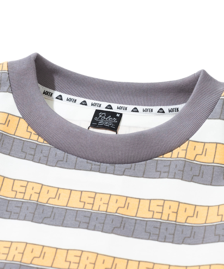 go slow caravan(ゴースローキャラバン) |【GSC別注】POLeR/ポーラー POLeR×GSC COOLTOUCH POLER STRIPE TEE (MENS)