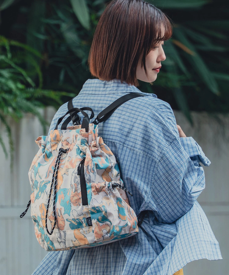 go slow caravan(ゴースローキャラバン) |KiU/キウ MULTI WAY DRAWSTRING BAG
