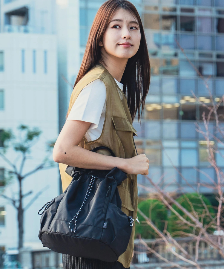 go slow caravan(ゴースローキャラバン) |KiU/キウ MULTI WAY DRAWSTRING BAG