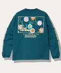 go slow caravan(ゴースローキャラバン) |USA/C スクエアLOGOバックプリント ロングスリーブTEE (MENS)