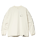 go slow caravan(ゴースローキャラバン) |USA/C スクエアLOGOバックプリント ロングスリーブTEE (MENS)