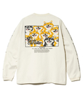 go slow caravan(ゴースローキャラバン) |USA/C スクエアLOGOバックプリント ロングスリーブTEE (MENS)