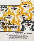 go slow caravan(ゴースローキャラバン) |USA/C スクエアLOGOバックプリント ロングスリーブTEE (MENS)