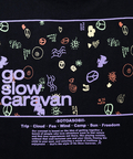 go slow caravan(ゴースローキャラバン) |USA/C スクエアLOGOバックプリント ロングスリーブTEE (MENS)