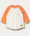 go slow caravan(ゴースローキャラバン) |USA/C 色々PKT刺繍 8分袖 BB TEE (MENS)