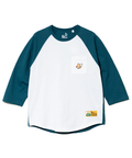 go slow caravan(ゴースローキャラバン) |USA/C 色々PKT刺繍 8分袖 BB TEE (MENS)