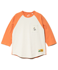 go slow caravan(ゴースローキャラバン) |USA/C 色々PKT刺繍 8分袖 BB TEE (MENS)