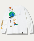 go slow caravan(ゴースローキャラバン) |USA/C gsc planet ロングスリーブ TEE (MENS/WOMENS)