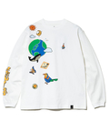 go slow caravan(ゴースローキャラバン) |USA/C gsc planet ロングスリーブ TEE (MENS/WOMENS)