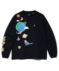 go slow caravan(ゴースローキャラバン) |USA/C gsc planet ロングスリーブ TEE (MENS/WOMENS)