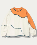 go slow caravan(ゴースローキャラバン) |USA/C CRAZY カットオフ歪み切替ロングスリーブ TEE (MENS)