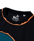 go slow caravan(ゴースローキャラバン) |USA/C CRAZY カットオフ歪み切替ロングスリーブ TEE (MENS)
