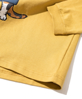 go slow caravan(ゴースローキャラバン) |超ヘビーUSA/C バリスタ猫 ロングスリーブ TEE (MENS/WOMENS)