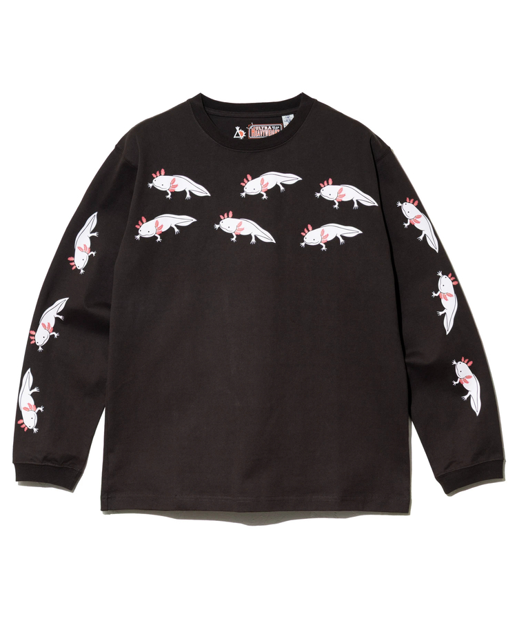 go slow caravan(ゴースローキャラバン) |超ヘビーUSA/C ウーパールーパ ロングスリーブ TEE (MENS/WOMENS)