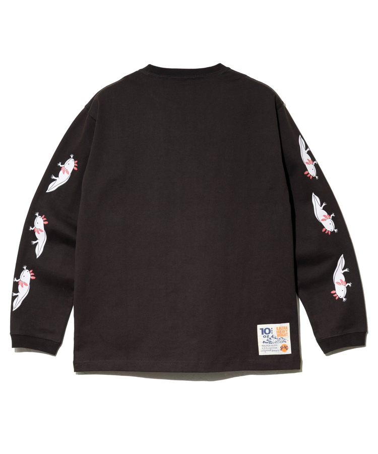 go slow caravan(ゴースローキャラバン) |超ヘビーUSA/C ウーパールーパ ロングスリーブ TEE (MENS/WOMENS)