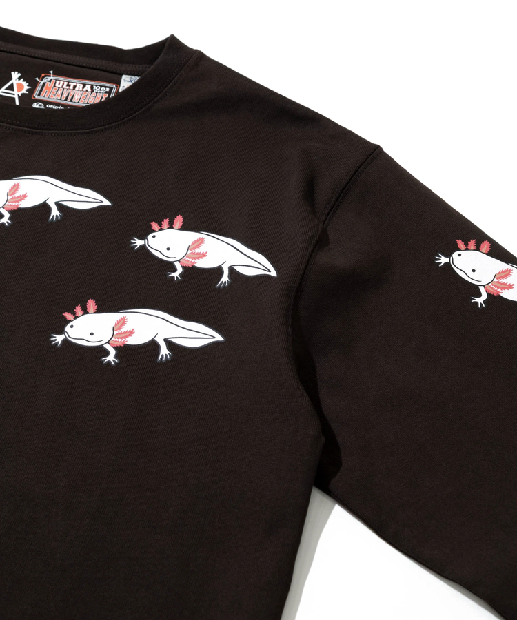 go slow caravan(ゴースローキャラバン) |超ヘビーUSA/C ウーパールーパ ロングスリーブ TEE (MENS/WOMENS)