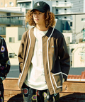 go slow caravan(ゴースローキャラバン) |超ヘビーUSA/C ZIPPER BB 9スリーブ TEE (MENS)