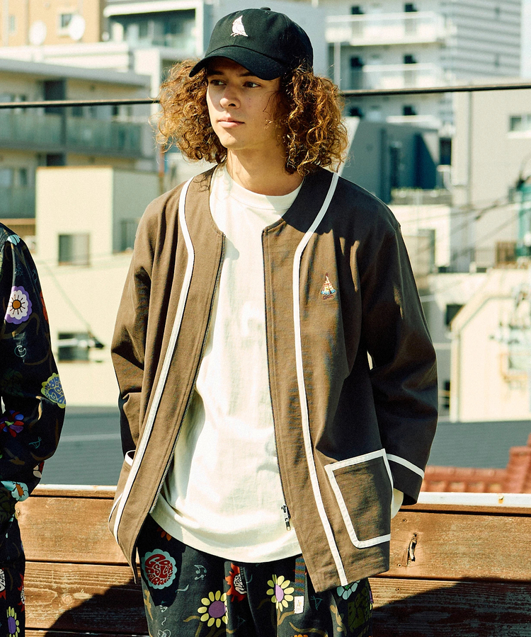 go slow caravan(ゴースローキャラバン) |超ヘビーUSA/C ZIPPER BB 9スリーブ TEE (MENS)