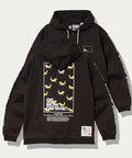 go slow caravan(ゴースローキャラバン) |超ヘビーUSA/C スクエアLOGO BP スナップボタン フーディー (MENS/WOMENS)