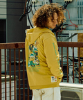 go slow caravan(ゴースローキャラバン) |超ヘビーUSA/C スクエアLOGO BP スナップボタン フーディー (MENS/WOMENS)