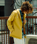 go slow caravan(ゴースローキャラバン) |超ヘビーUSA/C スクエアLOGO BP スナップボタン フーディー (MENS/WOMENS)