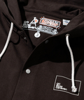 go slow caravan(ゴースローキャラバン) |超ヘビーUSA/C スクエアLOGO BP スナップボタン フーディー (MENS/WOMENS)