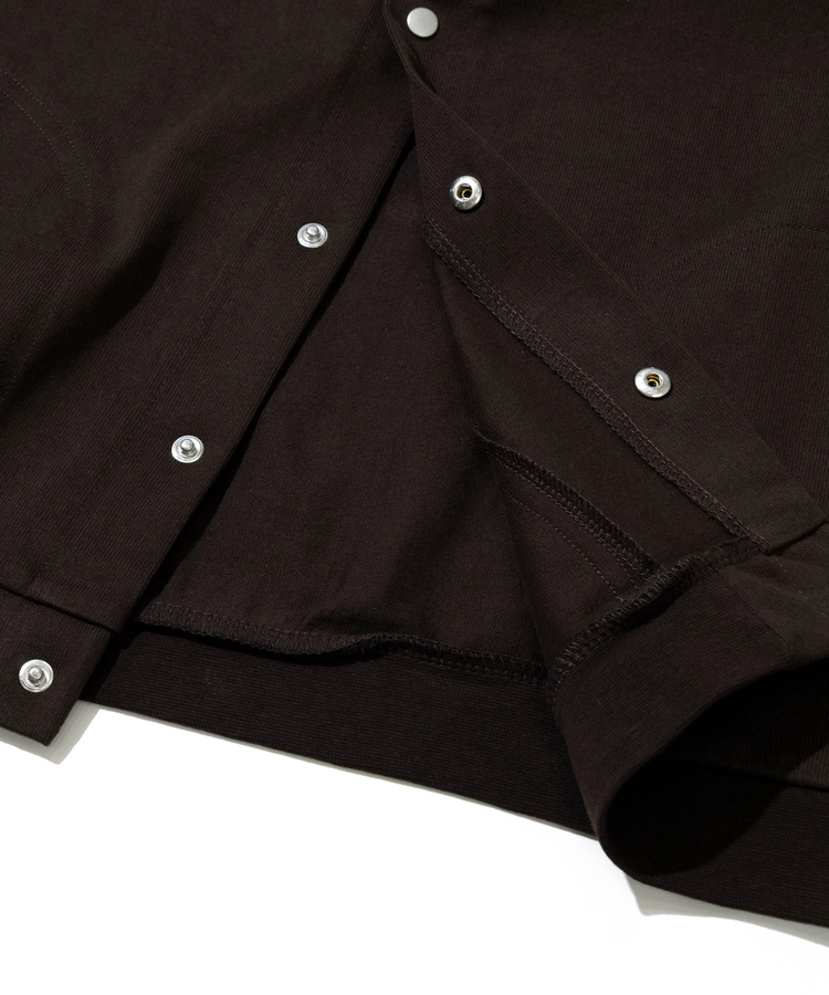 go slow caravan(ゴースローキャラバン) |超ヘビーUSA/C スクエアLOGO BP スナップボタン フーディー (MENS/WOMENS)