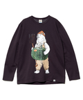 go slow caravan(ゴースローキャラバン) |PIECLEX スムース ファーマークマ ロングスリーブ TEE (MENS)