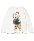 go slow caravan(ゴースローキャラバン) |PIECLEX スムース ファーマークマ ロングスリーブ TEE (MENS)
